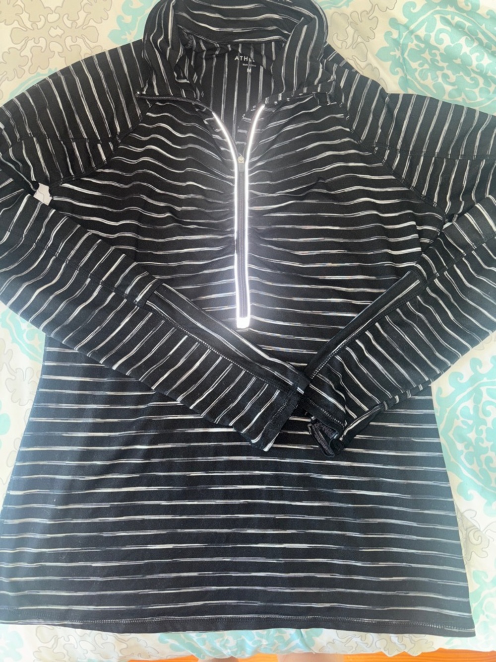 Athleta athletic half zip